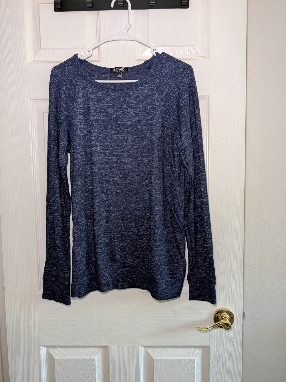 Buffalo David Bitton Women's Navy Long-Sleeve Knit Sweater